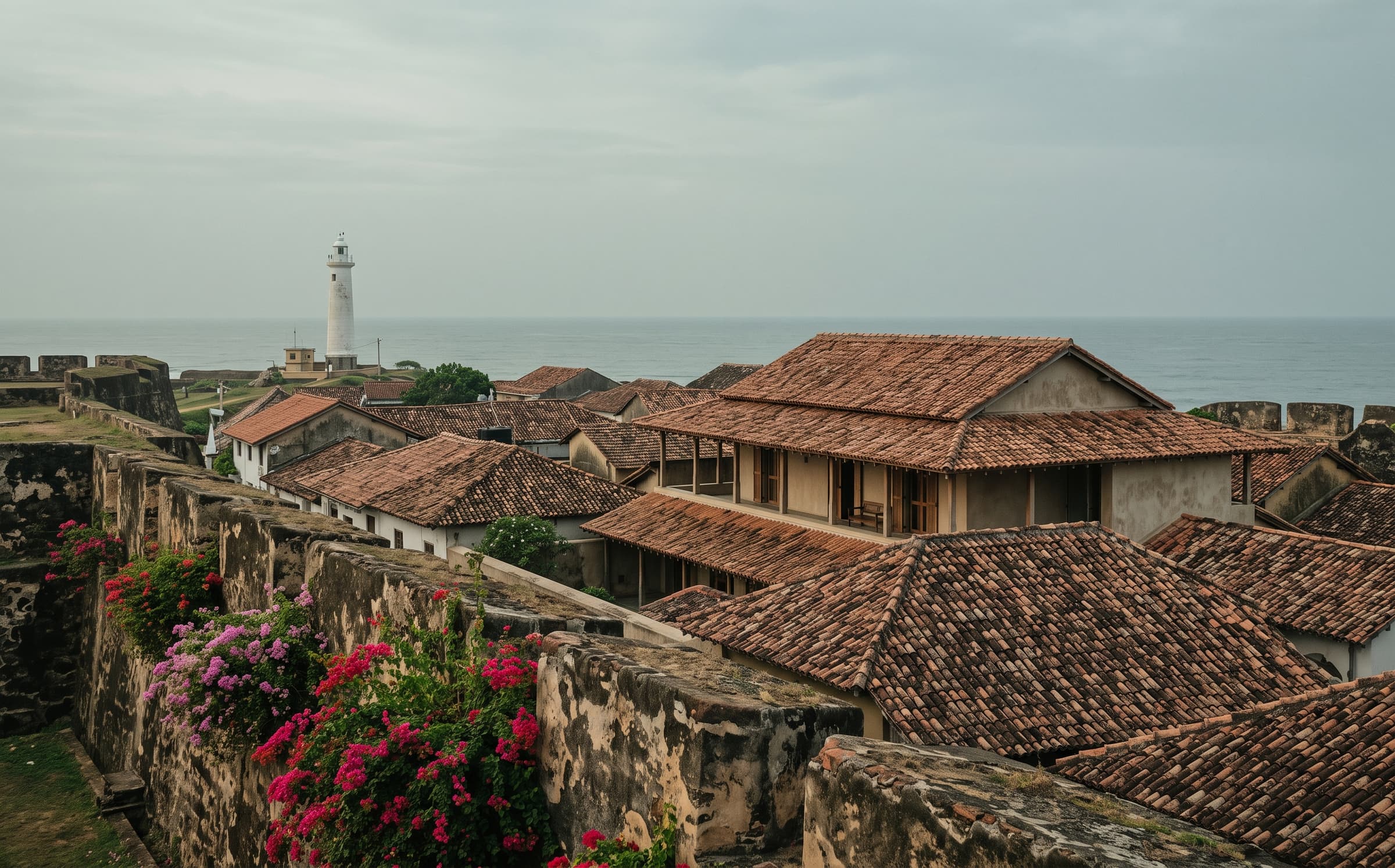 Galle Verandah House set in Galle Fort, Sri Lanka