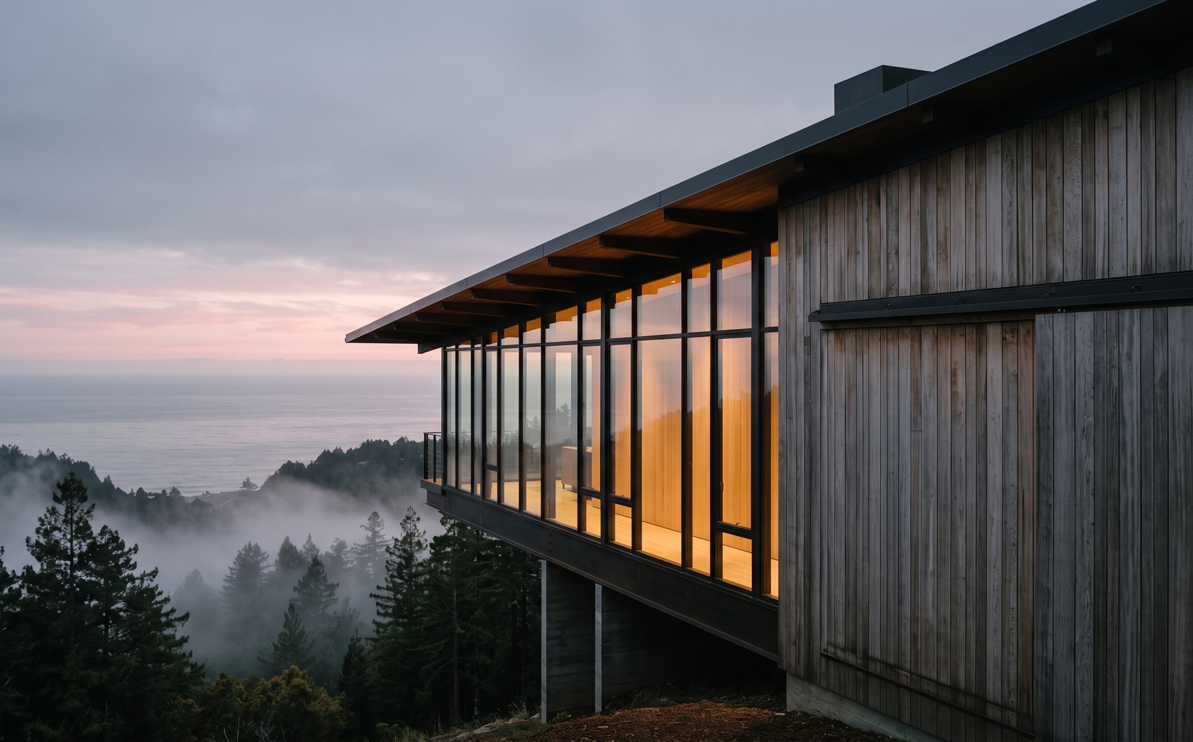 Cliff Ridge House, Big Sur, California, USA