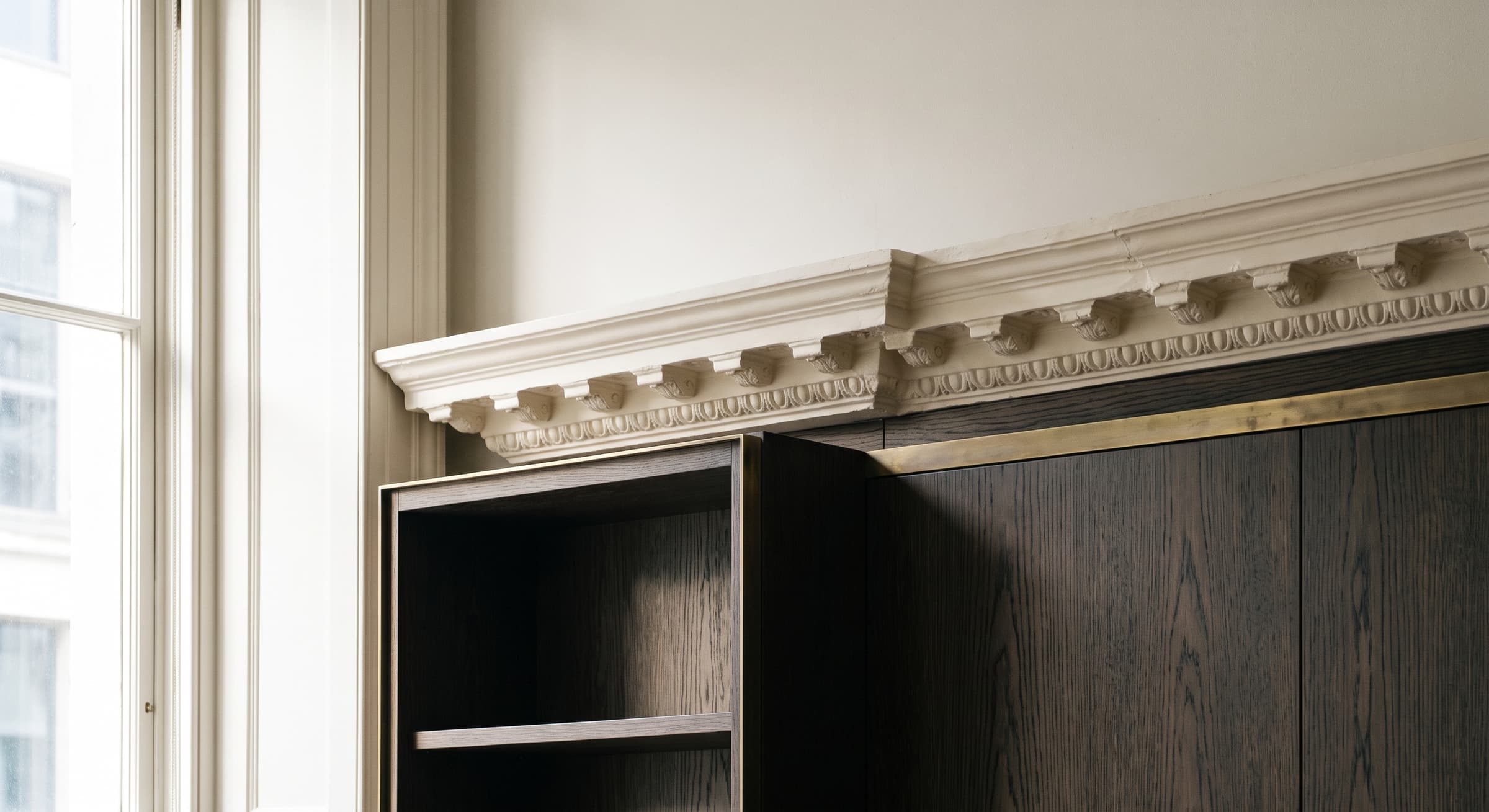A material detail at Haymarket House, London, UK
